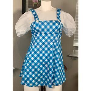 Adults Dorothy Wizard of Oz with yellow brick tights sz M